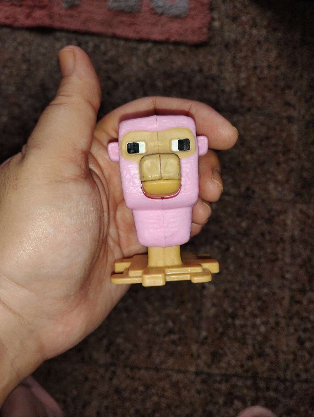 Pink Monkey Figure Kids Toy - Playset Character